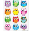 Colorful Owl Stickers