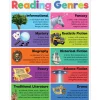 Colorful Reading Genres Poster