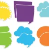 Colorful Speech & Thought Bubble Accents