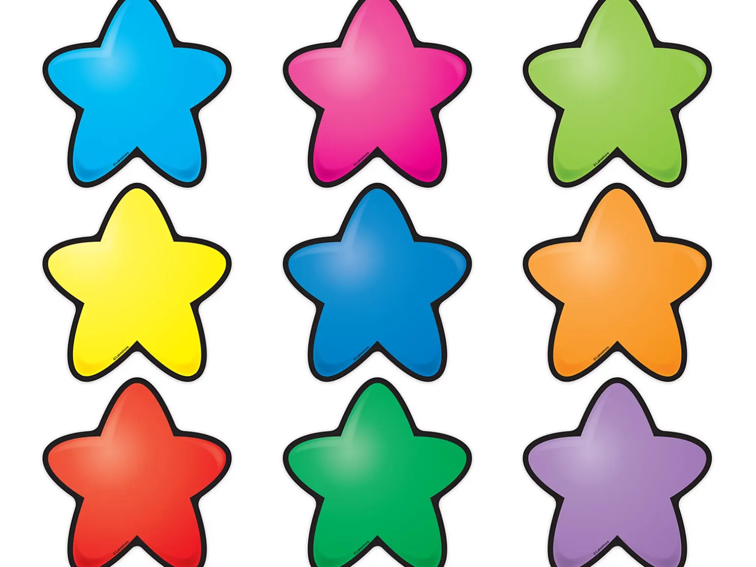 Colorful Star Accents
