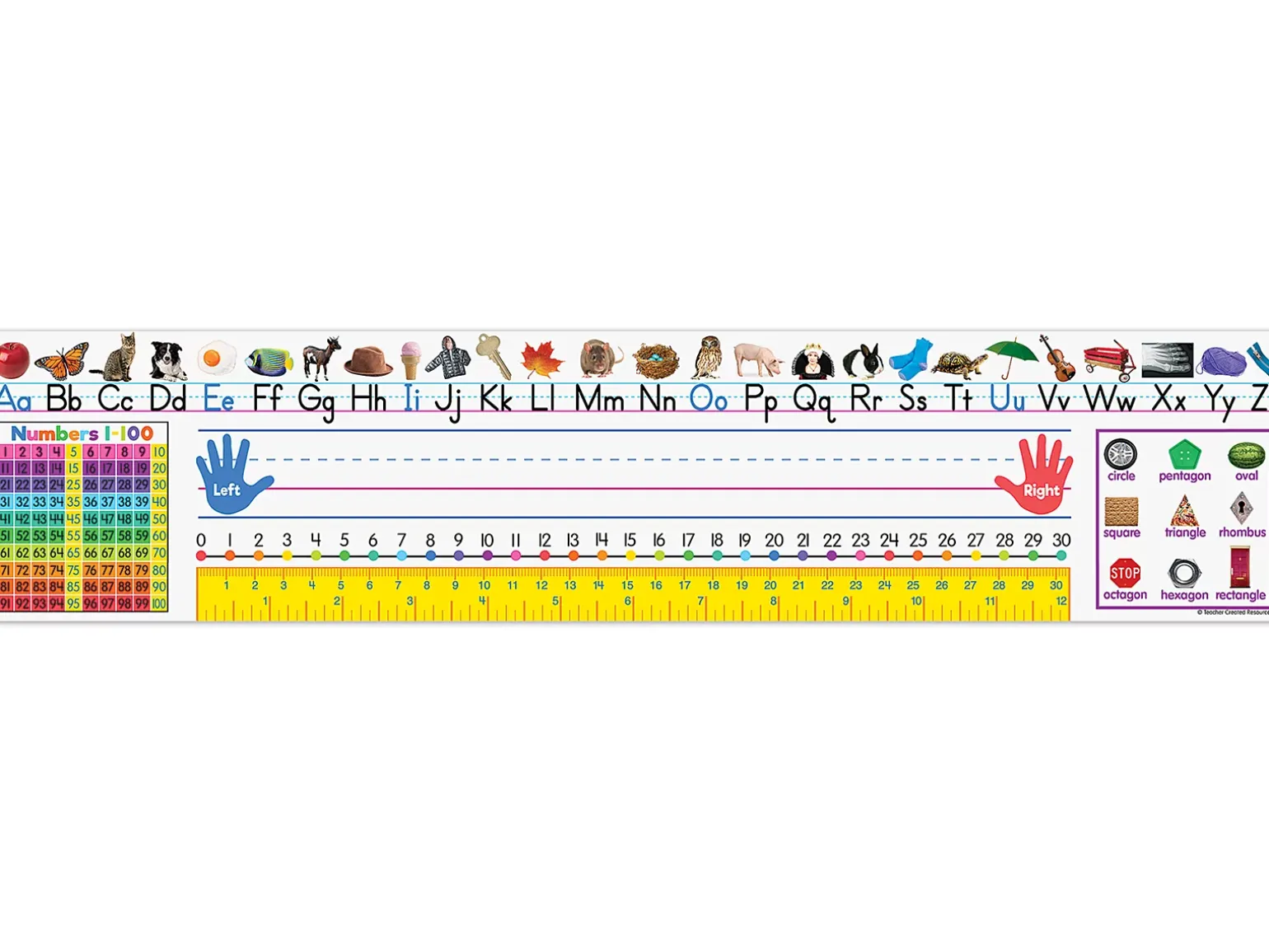 Colorful Traditional Print Nameplates
