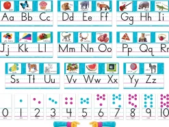 Color Harmony® Alphabet Card Bulletin Board Set