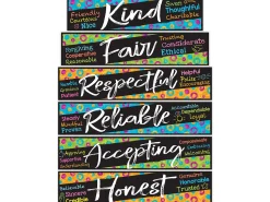Color Harmony® Character Traits Bulletin Board Set