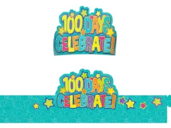 Color My World 100th Day of School Crowns