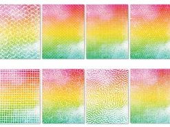 Color-Reveal Patterned Paper