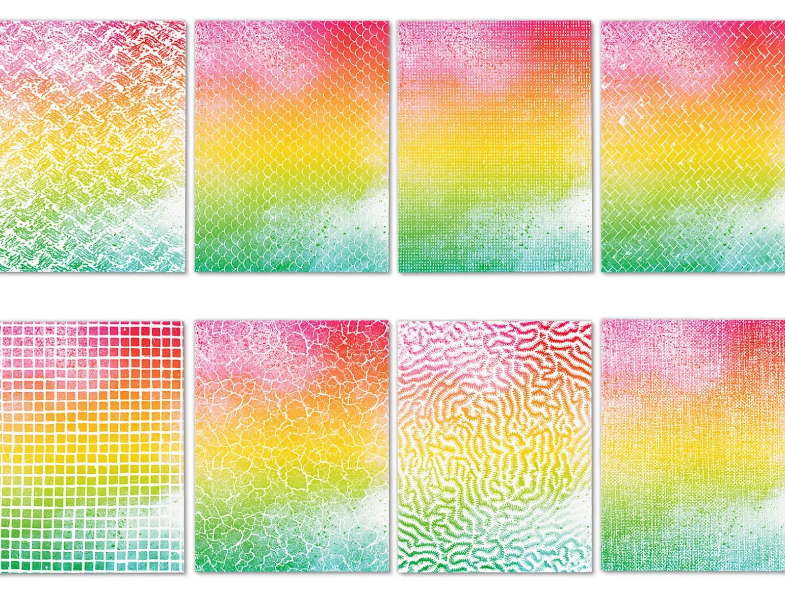 Color-Reveal Patterned Paper