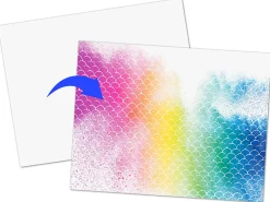 Color-Reveal Patterned Paper