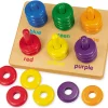 Color Rings Sorting Board