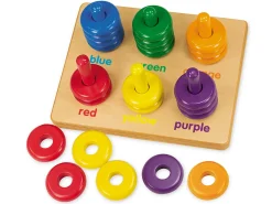 Color Rings Sorting Board