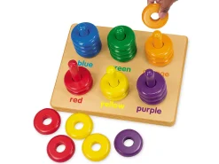 Color Rings Sorting Board