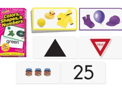 Colors, Shapes & Numbers Flash Cards