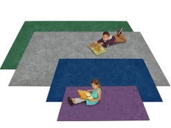 Comfy Rectangular Classroom Carpets