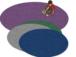 Comfy Round Classroom Carpets