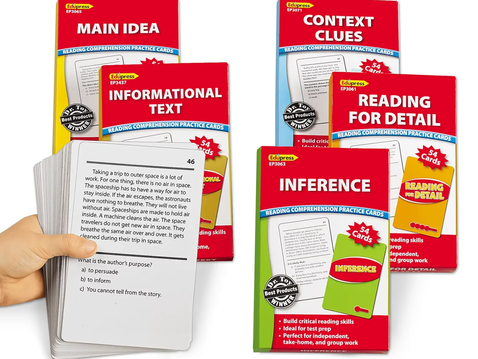 Comprehension Skills Practice Cards - Gr. 2-3