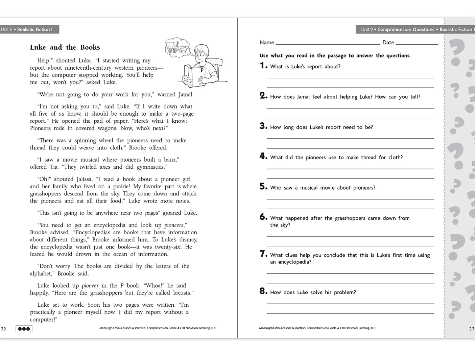 Comprehension Workbook - Gr. 4