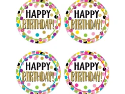 Confetti Birthday Badges