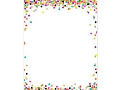 Confetti Blank Poster