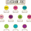 Confetti Classroom Jobs Bulletin Board Set