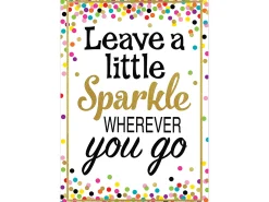 Confetti Leave a Little Sparkle Poster