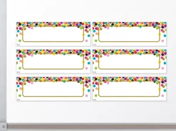 Confetti Magnetic Write & Wipe Accents