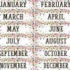 Confetti Months of the Year Bulletin Board Set