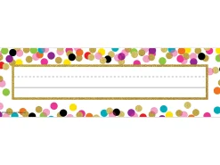 Confetti Nameplates