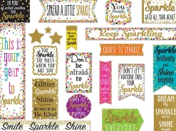 Confetti Sparkle & Shine Bulletin Board Set