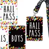 Confetti Student Hall Pass Lanyards
