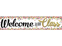 Confetti Welcome Banner