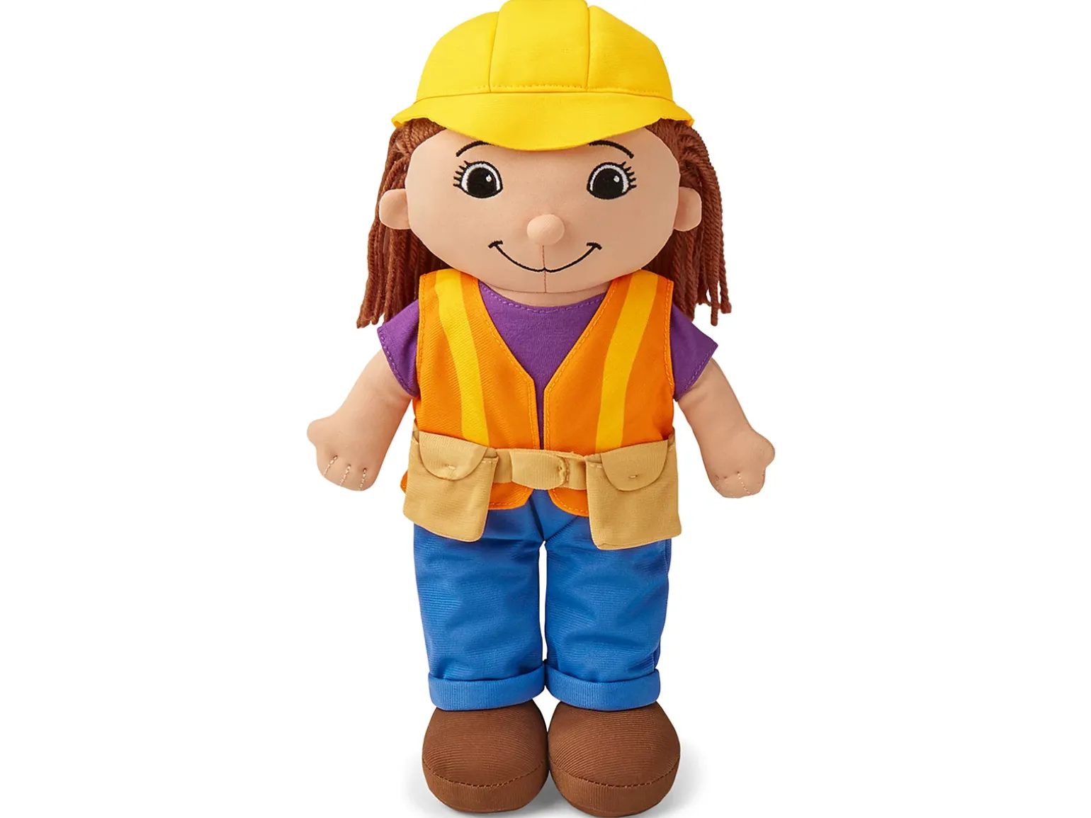 Construction Worker Washable Doll