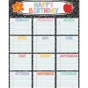 Cool for School Birthday Chart
