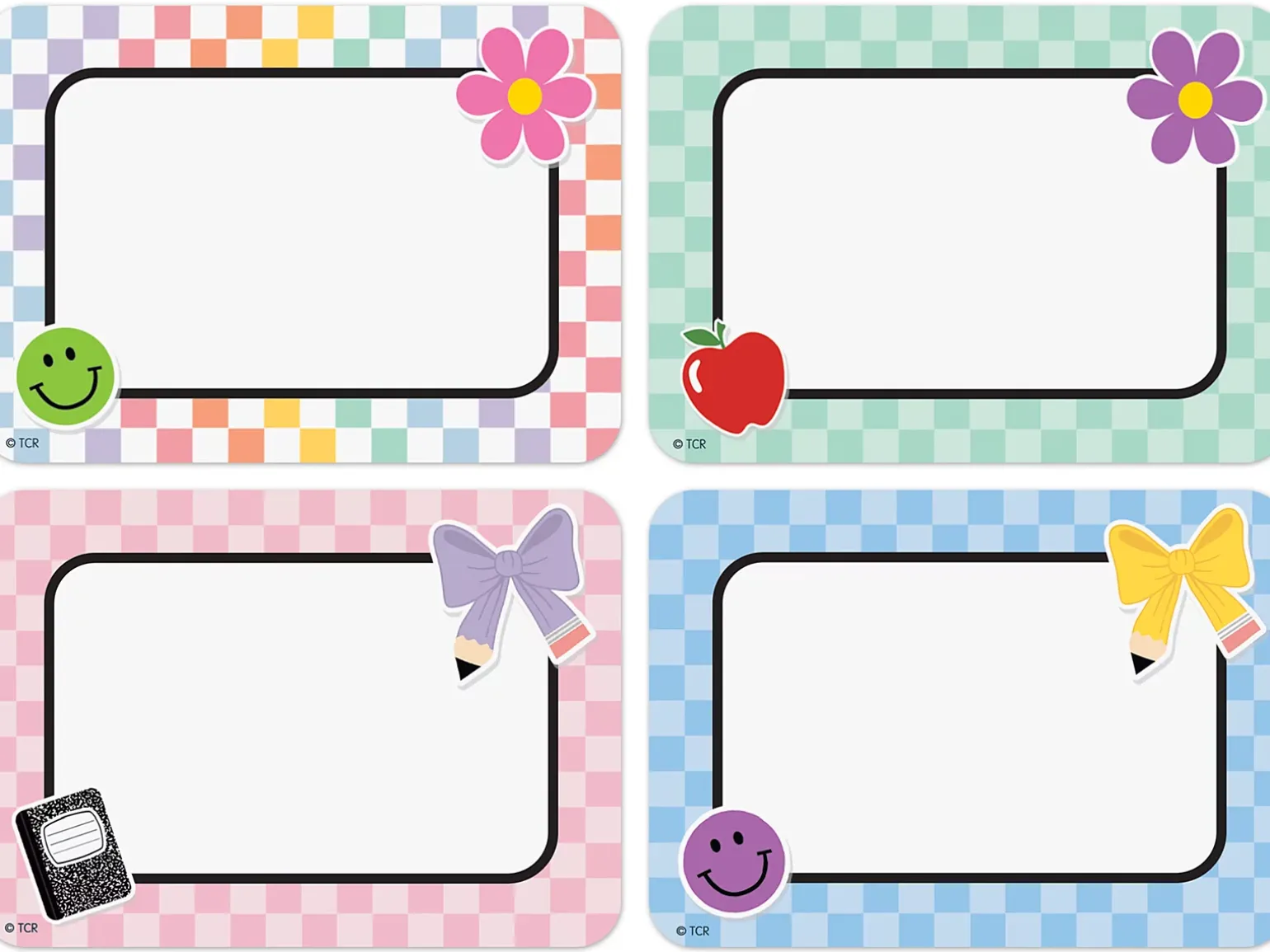 Cool for School Name Tags - Variety Pack