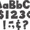 Cool for School 4" Punch-Out Letters