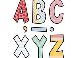 Cool for School 7" Punch-Out Letters