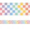 Cool for School Rainbow Checkered Border