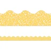 Cool for School Yellow Scalloped Border