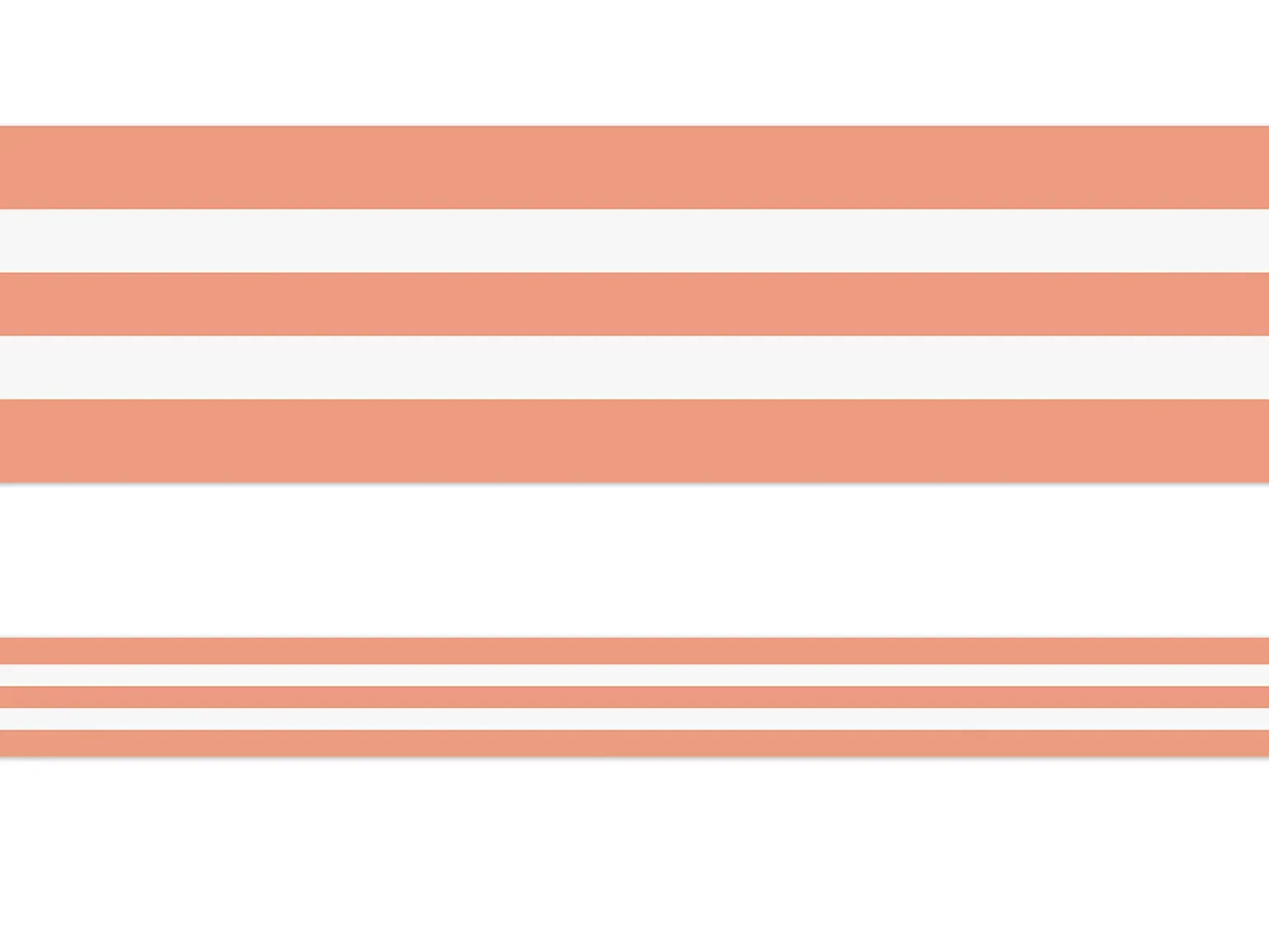 Coral Striped Border