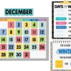 Core Decor Calendar Bulletin Board Set