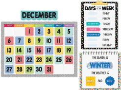 Core Decor Calendar Bulletin Board Set
