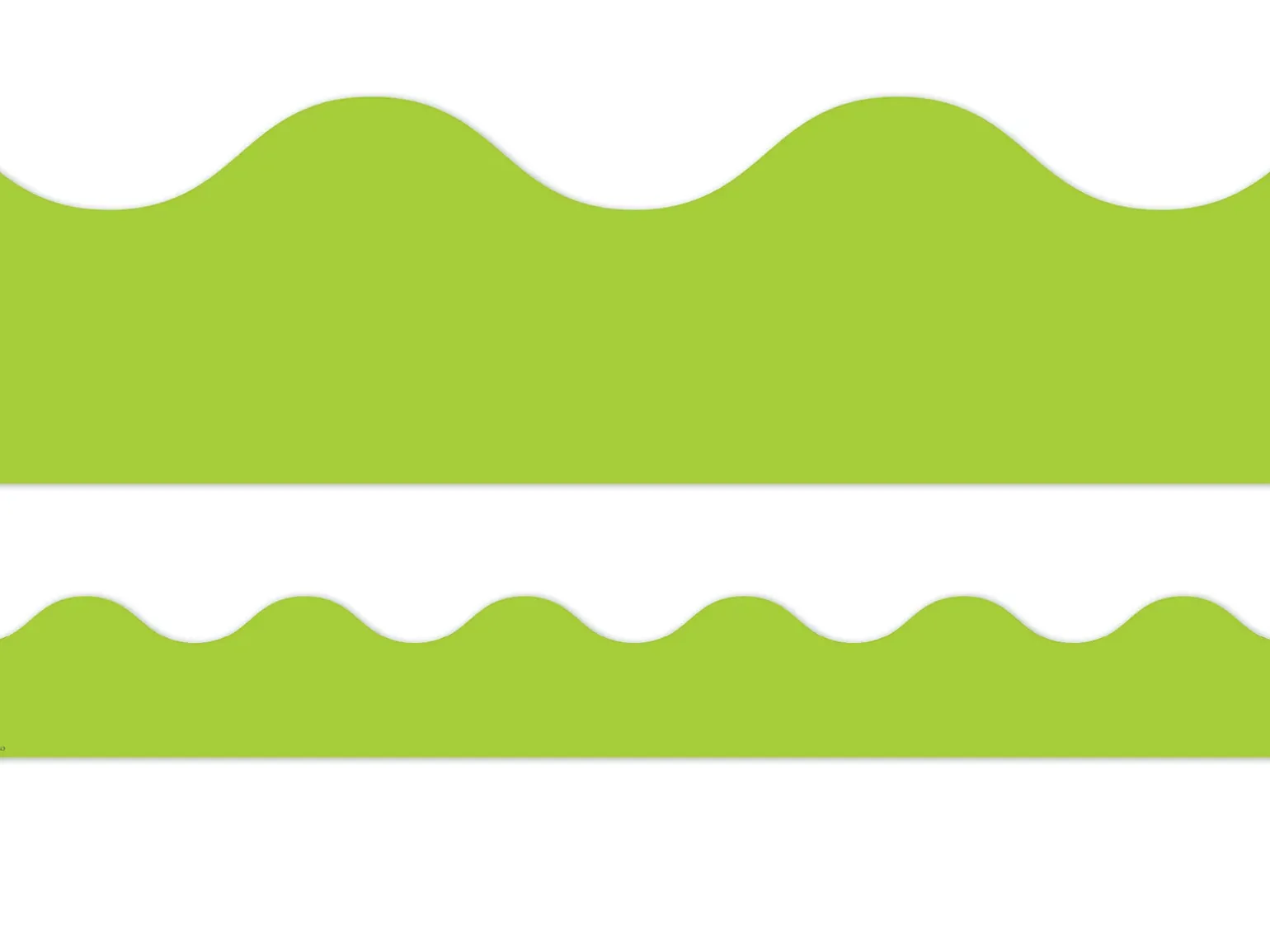 Core Decor Lime Scalloped Border