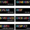 Core Decor Mindset Bulletin Board Set