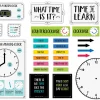 Core Decor Telling Time Bulletin Board Set