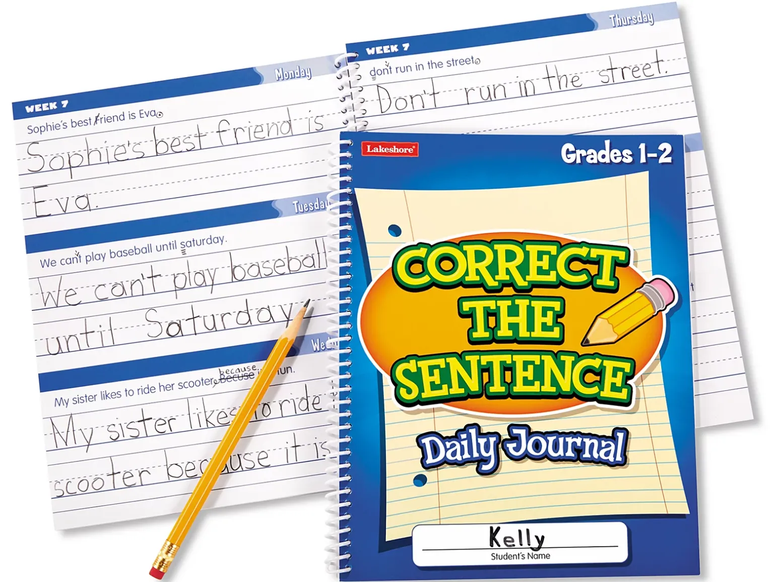 Correct the Sentence! Daily Journal - Gr. 1-2