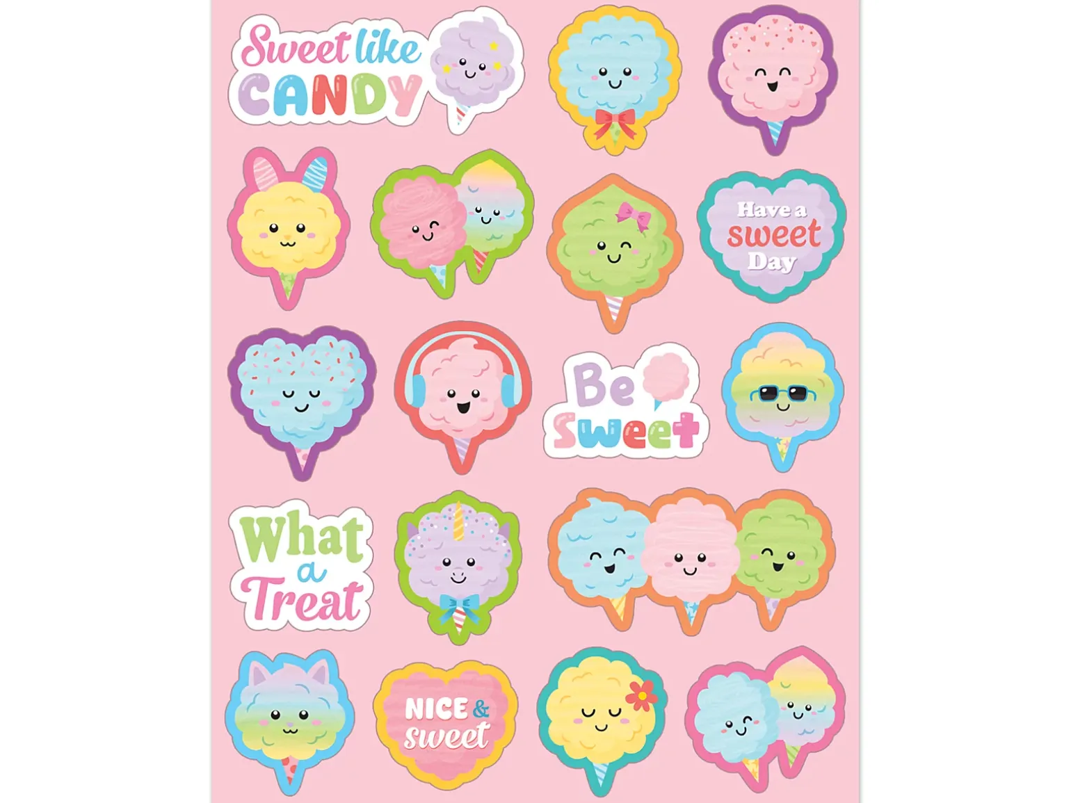 Cotton Candy Scented Stickers