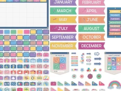 Crafty and Cool Calendar Bulletin Board Set