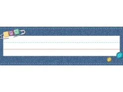 Crafty and Cool Denim Nameplates