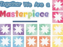 Crafty and Cool Together We Are a Masterpiece Bulletin Board Set