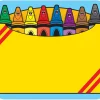 Crayon Box Name Tags