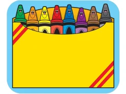 Crayon Box Name Tags