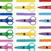 Crinkle-Cut Craft Scissors - Set of 12